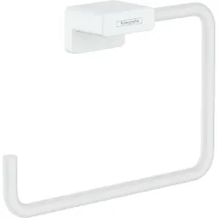 Полотенцедержатель AddStoris кольцо матовый белый 41754700 HANSGROHE