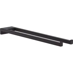 Полотенцедержатель AddStoris двойной матовый черный 41770670 HANSGROHE