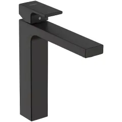 Смеситель для раковины матовый черный Vernis Shape 190 71562670 HANSGROHE