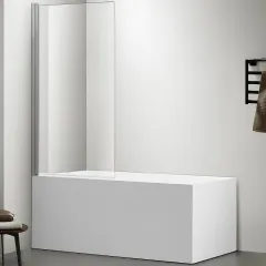 Шторка на ванну 80 AQ DEL SBA 08015CH Aquatek
