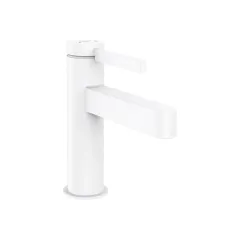 Смеситель для раковины Finoris 110 push open матовый белый 76010700 HANSGROHE