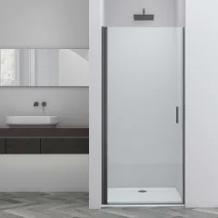 Душевая дверь Alpha VDP-3AL70CLGM, вороненая сталь, стекло прозрачное Vincea