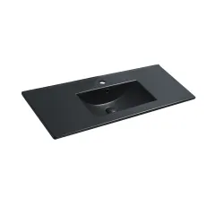 Раковина керамическая  черный матовый VBS-13100MB Vincea