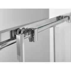 Душевая дверь Alpha VDS-3AL120CLB, 120, черный, стекло прозрачное Vincea