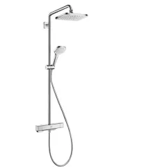 Душевая система Showerpipe с термостатом для душа, хром HG Croma E 280 1jet 27630000 HANSGROHE