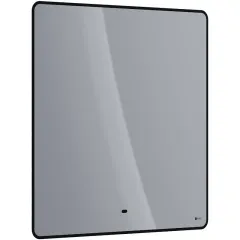 Зеркало Mioblack 80х80 см с интерьерной подсветкой и подогревом LM80ZM-black Lemark