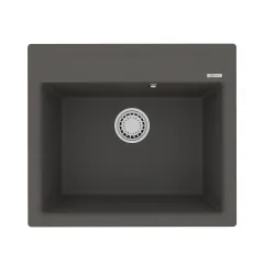 Кухонная мойка HANKA 570 9910017 серый шелк Lemark
