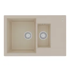Кухонная мойка RAMZA 760 9910038 бежевый Lemark