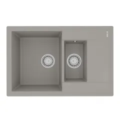 Кухонная мойка RAMZA 760 9910039 грей Lemark