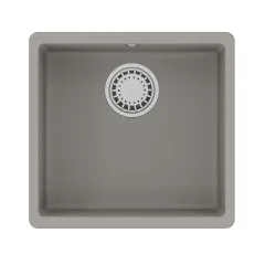 Кухонная мойка SINARA 440-U 9910069 грей Lemark