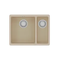 Кухонная мойка SINARA 550.2-U 9910080 бежевый Lemark