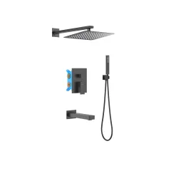 Душевой комплект Set 4 в 1 Либра AQ1673MB Aquatek