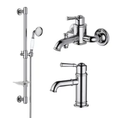 Комплект смесителей Классик AQ1530CR Aquatek