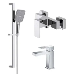 Комплект смесителей Либра AQ1631CR Aquatek