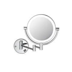 Зеркало косметическое настенное с подсветкой 5х  AQ4912CR Aquatek