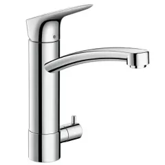 Кухонный смеситель, однорычажный, с запорным вентилем Logis 71834000  HANSGROHE