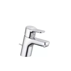 Смеситель для раковины PURE EASY однорычажный,с донным клапаном/12,5х12/ (хром) 373850565 Kludi