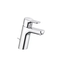 Смеситель для раковины PURE EASY однорычажный,с донным клапаном/16х13/ (хром) 372900565 Kludi
