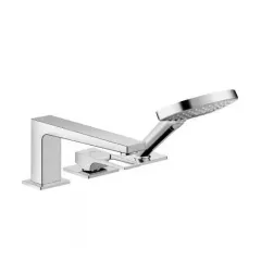Смеситель на край ванны, на 3 отверстия (нужна СЧ 13437180) Metropol 32550000  HANSGROHE