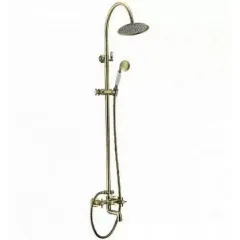 Душевая система с ABS верхним душем PRAKTIC Bronze 2312660-2F-Bronze  Elghansa