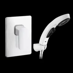 Смеситель для биде для скрытого монтажа с гарнитуром 3420235-BR07-White