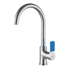 Смеситель для кухни с высоким поворотным изливом, хром LM0605C Lemark