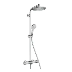 Душевая система для душа с термостатом Crometta S 240 1jet Showerpipe, EcoSmart, 9 л/мин, 27268000