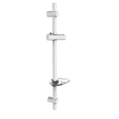 Штанга душевая  с мыльницей SHOWER RAILSB-17S-White Elghansa