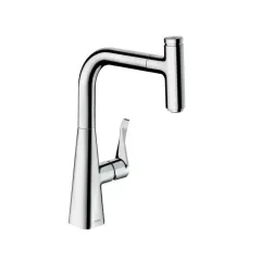Смеситель Metris Select для кухни 240, однорычажный, с выдвижным изливом HANSGROHE 14857000