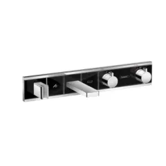 Панель RainSelect для ванны с 2 кнопками СМчерный/хром HANSGROHE 15359600