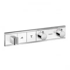 Панель RainSelect с 2 кнопками СМбелый/хром HANSGROHE 15355400