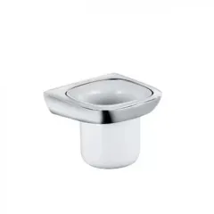 Держатель+стакан AMBIENTA (хром/бел) 5397505