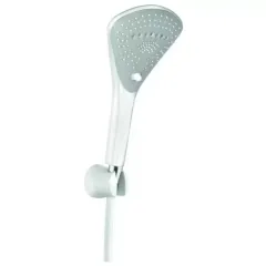 Душевая лейка FIZZ 3S держатель шланг /125/(белый/хром) Kludi 6775091-00