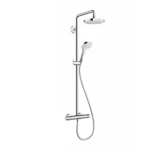 Душевая система НANSGROHE Croma Select E 180 Showerpipe wh/chr 27256400