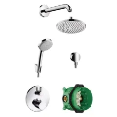 Душевой набор HANSGROHE Croma C 160 с термостатом и верхним душем  26473000