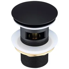 Донный клапан с переливом WBT-122-Bblack