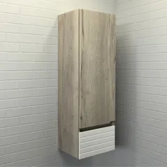 Шкаф-колонна Страсбург-35 дуб дымчатый, 00-00006574, COMFORTY