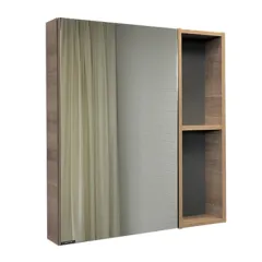 Зеркало-шкаф Дуэт-75 дуб натуральный 00-00009924 Comforty