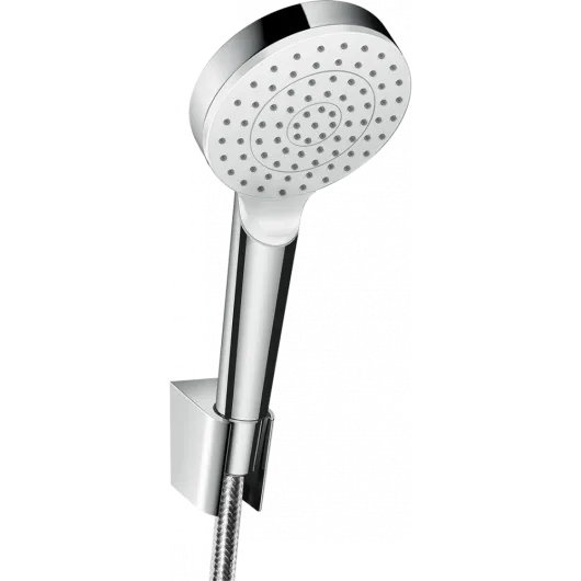 Душевой набор Crometta 1jet EcoSmart 9 л/мин, шланг 125 см, бел/ хром, HG 26568400