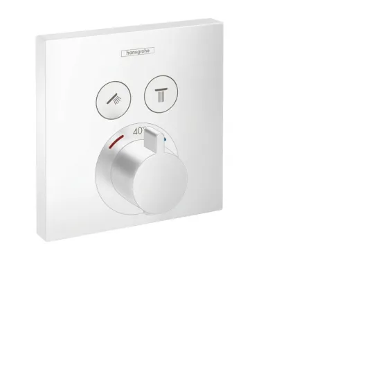 Термостат ShowerSelect, скрытого монтажа, для 2 потребителей мат. Бел.,15763700