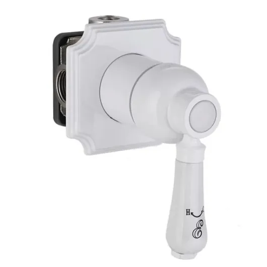Смеситель встраиваемый однорычажный Terrakotta Q2 34C1186-White