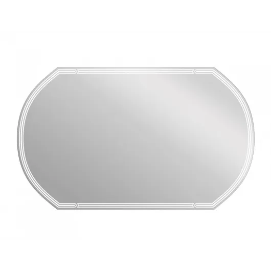 Зеркало LED 090 design 100x60 с подсветкой с антизапотеванием овальное KN-LU-LED090*100-d-Os
