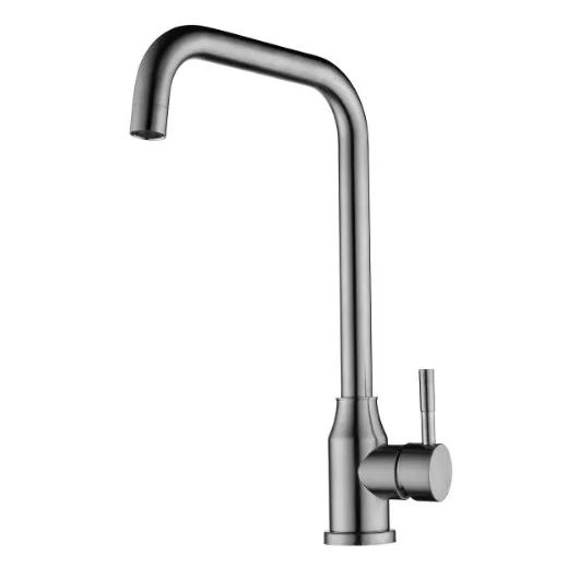 Смеситель STAINLESS STEEL 56A4131-Steel для кухни однорычажный, хром