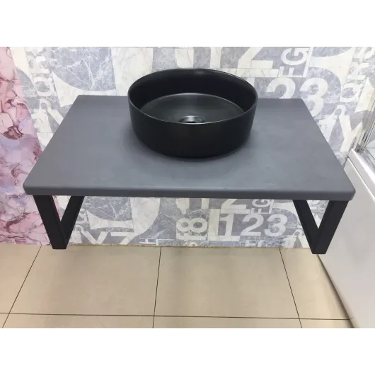Столешница 28мм 500х800 Муссон пепельный Bergerplast