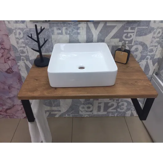 Столешница 28мм 500х800 Дуб эрле Bergerplast
