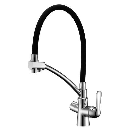 Смеситель для кухни с подключением к фильтру с питьевой водой Comfort LM3070C-Blue Lemark