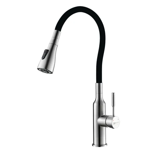 Смеситель для кухни с гибким изливом Expert LM5082S-Black Lemark