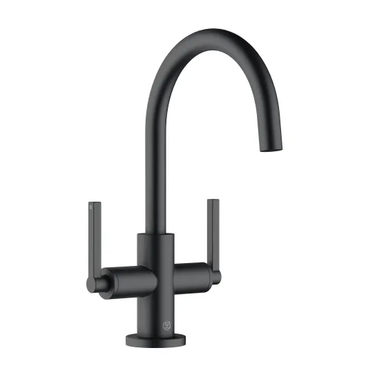 Смеситель для раковины NOVA FONTE PURISTIC черный 201183915 KLUDI