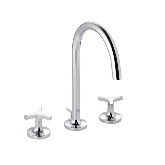 Смеситель для раковины NOVA FONTE Deco на 3 отверстия хром 201430539 KLUDI
