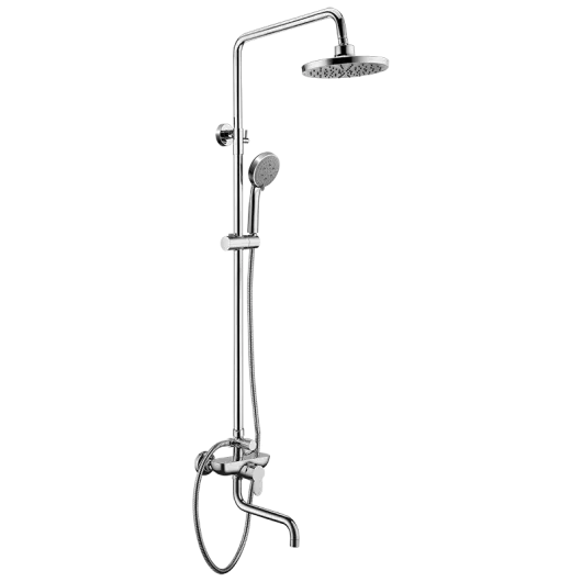 Душевая система однорычажная с ABS верхним душем 207 мм 2304483-2C (Set-22-New) Elghansa